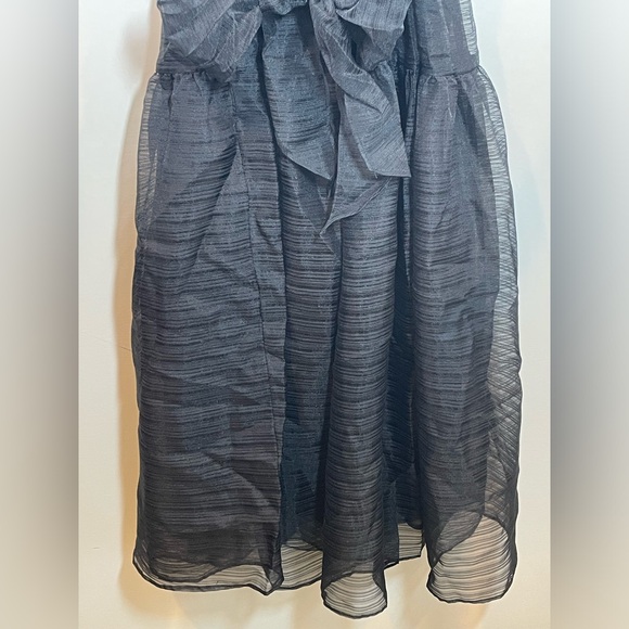 NWT Free People Hailey Black Dress Puff Sleeve Whimsigoth Fairy Size 4 - Picture 11 of 16